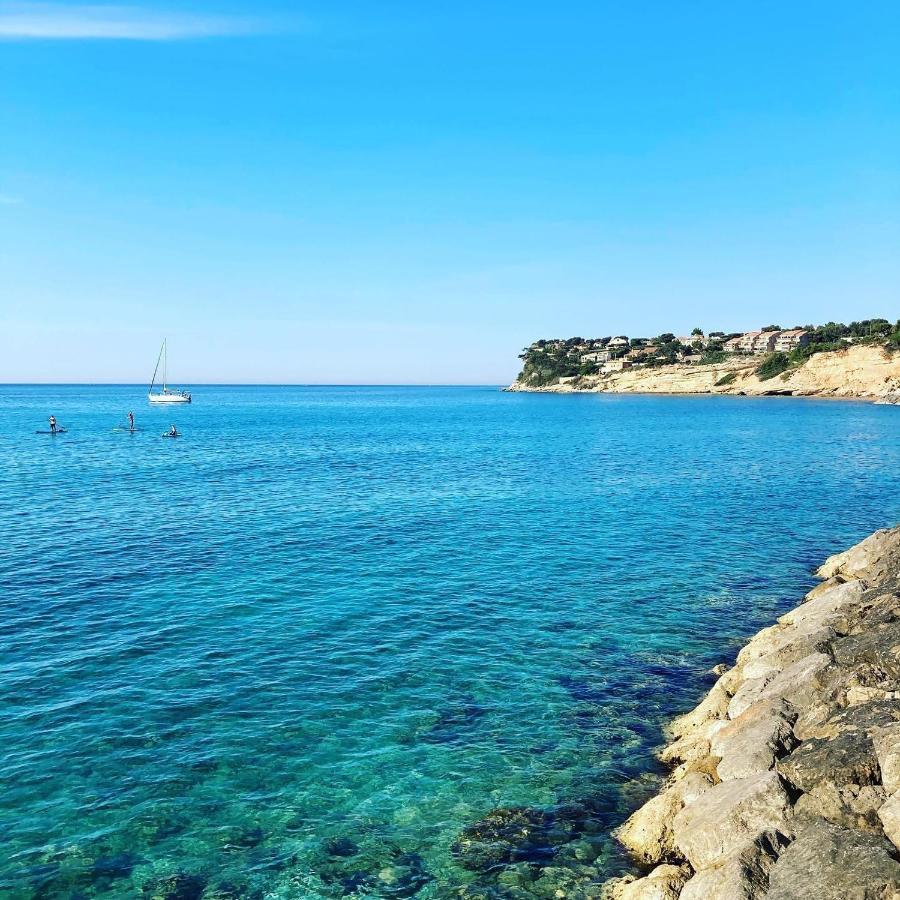 200M De La Plage ,3Mn Du Port A 50M Du Centre Ville 카리르루에 외부 사진